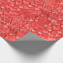 赤のバレンタインデーのハート