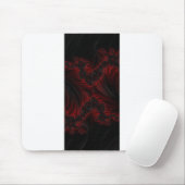 赤のパターン マウスパッド (マウス)