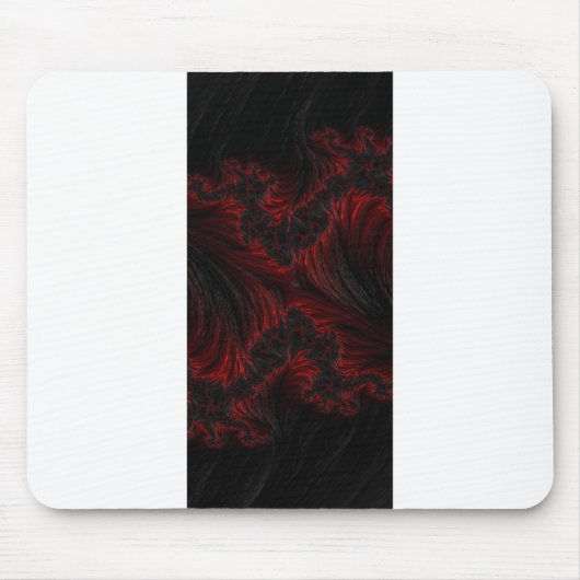 赤のパターン マウスパッド (正面)