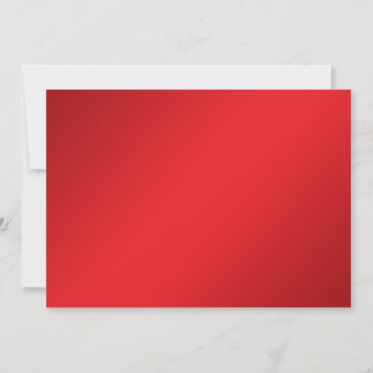 赤のビジネスへの招待 招待状 (裏面)