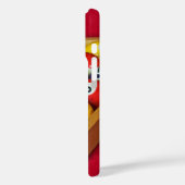 赤のビリヤード感じ Case-Mate iPhoneケース (裏面 / 左)