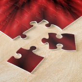 赤のファジー星 ジグソーパズル (側面)