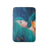 赤のファンタジーの海の人魚はバス・マットを採取します バスマット (正面縦)