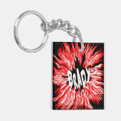 赤のブレイディ名星 キーホルダー (正面左)