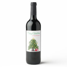 赤のプレゼントがあるクリスマスツリー