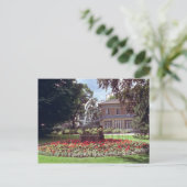 赤のペルネ、シャンパン地方、フランスの花 ポストカード (スタンド正面)