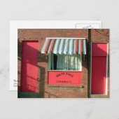 赤のホットグラニー ポストカード (正面/裏面)