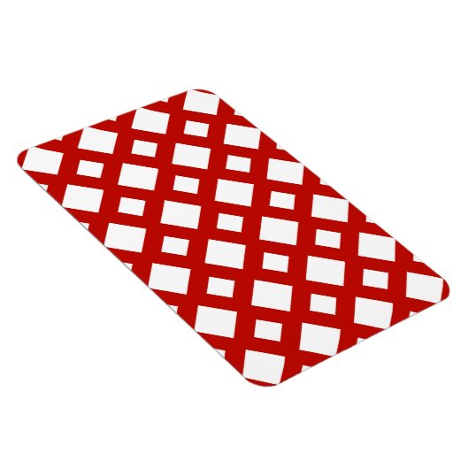 赤のホワイトダイヤモンド マグネット (右側)