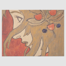 赤のポートレート（Koloman Moser著） 薄葉紙