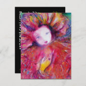 赤のマスク インビテーションポストカード (正面/裏面)