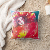 赤のマスク/ベニスのマスカードボール クッション (ブランケット)