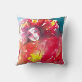 赤のマスク/ベニスのマスカードボール クッション (裏面)