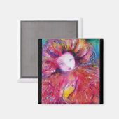 赤のマスク マグネット (正面/裏面)