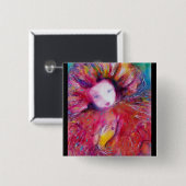 赤のマスク 缶バッジ (正面&裏面)