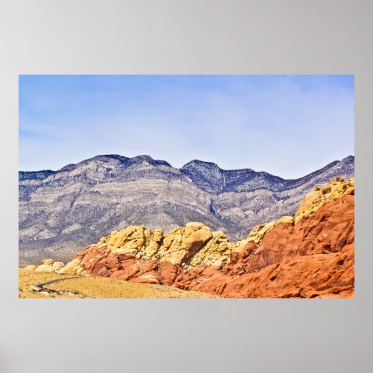 赤のリボン ポスター (正面)