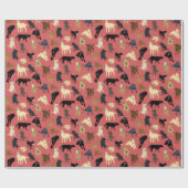 赤のロッサ転が研究所 ラッピングペーパー (フラット)