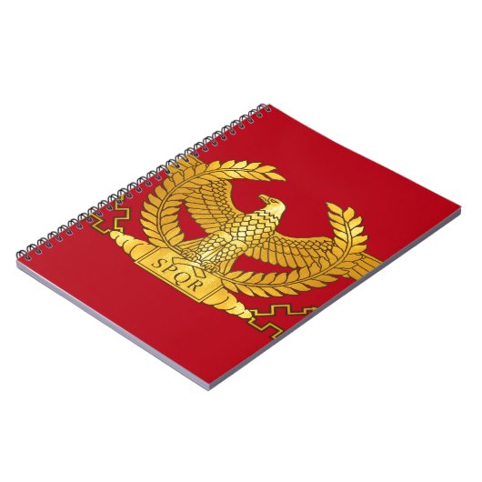 赤のローマのイヌワシ ノートブック (左側)