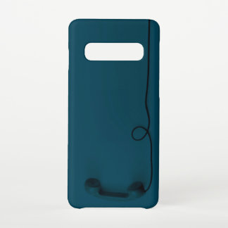 赤のヴィンテージダイヤル電話の受話器。 SAMSUNG GALAXY S10ケース