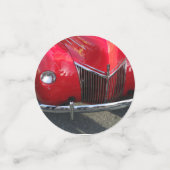 赤のヴィンテージ1930sは表紙吹雪に自動 コンフェッティ (スモール正面)