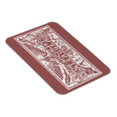 赤の上に社会主義同盟のロゴが白 マグネット (右側)