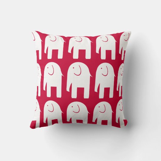 赤の不要品 クッション (裏面)