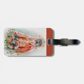 赤の中国の上海結婚uefenpaiの花嫁 ラゲッジタグ (裏面横)