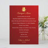 赤の中国の二結婚重 メニュー (スタンド正面)