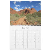 赤の中心2025 カレンダー (3月 2026)