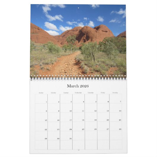 赤の中心2025 カレンダー (3月 2026)