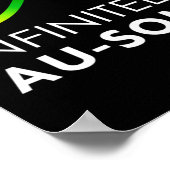 赤の代わりに自閉症 – 無限の愛 – 無限の ポスター (角)