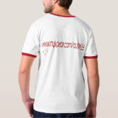 赤の出口力 Tシャツ (裏面)
