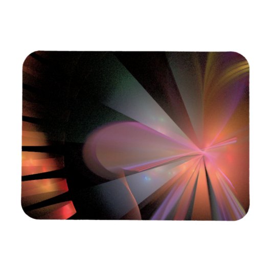 赤の分解の影 マグネット (横)