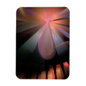 赤の分解の影 マグネット (縦)