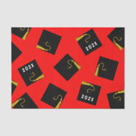 赤の卒業式ティッシュペーパー 薄葉紙