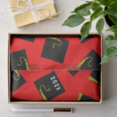 赤の卒業式ティッシュペーパー 薄葉紙 (ギフト)