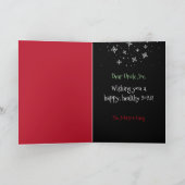 赤の可愛おもしろいいペンギン2022数値問題引用文 シーズンカード (内部)