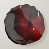 「赤の呪文の下に」 ラウンドクッション (裏面)