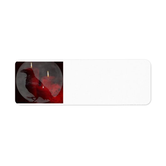 「赤の呪文の下に」 ラベル (正面)