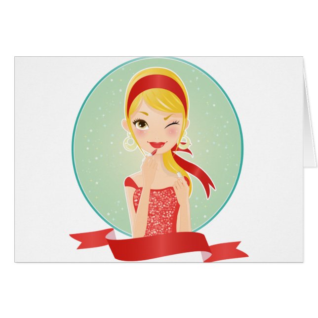 赤の女の子 (正面横)