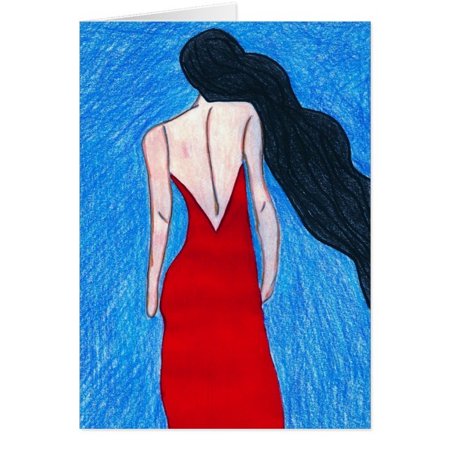 赤の女性 (正面)