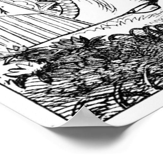 赤の女王さまとアリス ポスター (角)