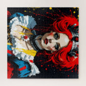 赤の女王としてのアリス ジグソーパズル (横)