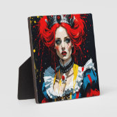 赤の女王としてのアリス フォトプラーク (正面)