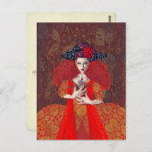 赤の女王 ポストカード (正面/裏面)