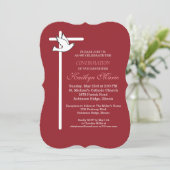 赤の娘の確認十字の鳩 招待状 (スタンド正面)