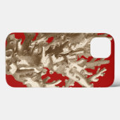 赤の小さい珊瑚 Case-Mate iPhoneケース (裏面 (横))