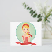 赤の少女 ポストカード (スタンド正面)