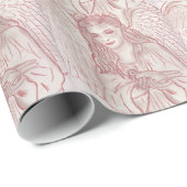 赤の平和な天使 ラッピングペーパー (ロールコーナー)