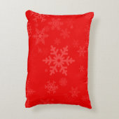 赤の平静そしてジングルを保って下さい アクセントクッション (裏面(縦))