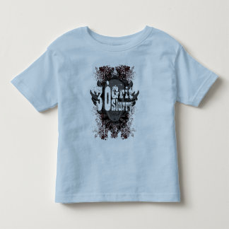 赤の幼児30の屑のスラリー トドラーTシャツ